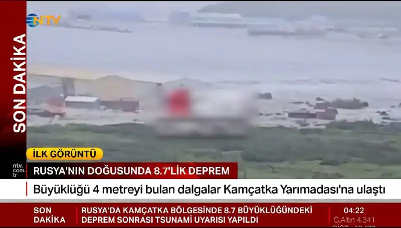 Tsunami Alarmı: Kamçatka Kıyılarında İlk Dalgalar Gözlemlendi!
