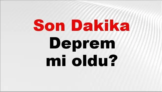 Muğla'da Son Dakika Deprem! Nerede Oldu ve Şiddeti Nasıldı?